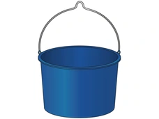 Mörtelkübel kranbar blau 40 l | bolay Online-Shop