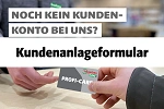 Button für Kundenanlageformular