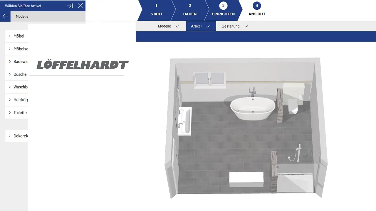 Button für Löffelhardt 3D Badplaner